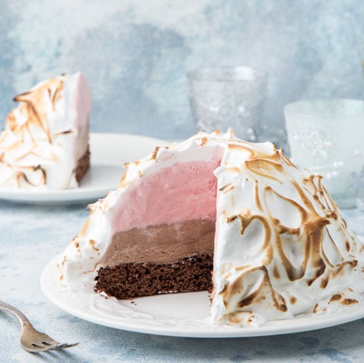 Baked Alaska o Postre Helado con Merengue