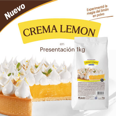 Nuevo pack de 1 kg de crema sabor limón