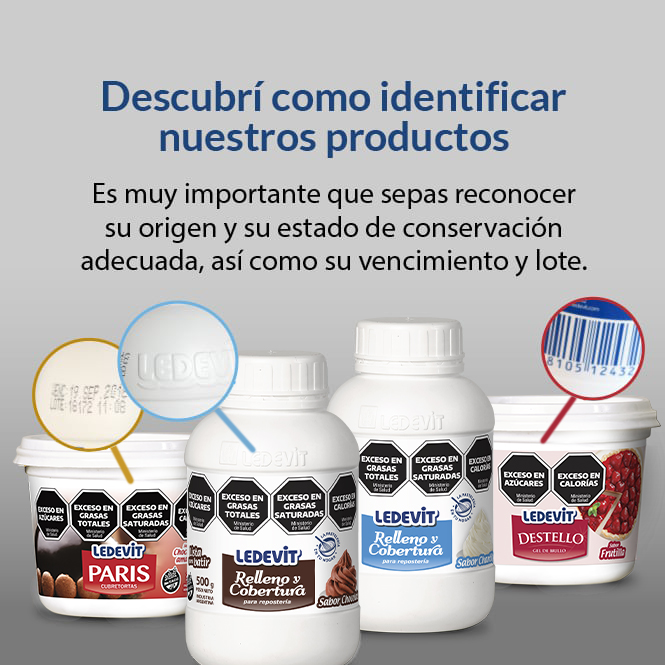 Descubri como identificar nuestros productos