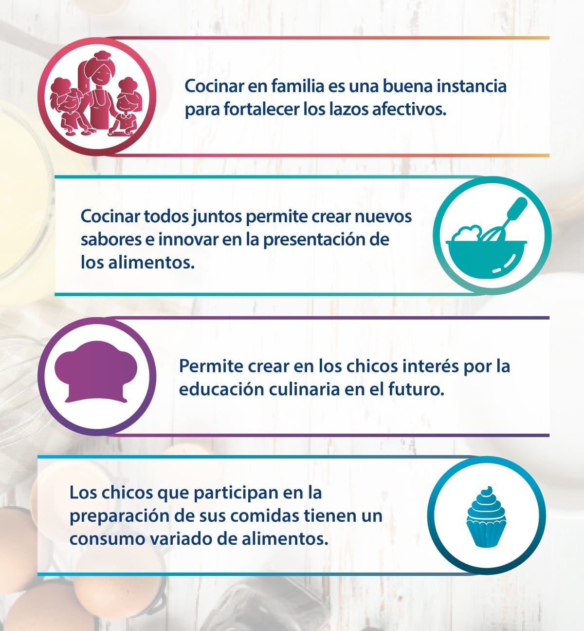 Beneficios de Cocinar en Familia