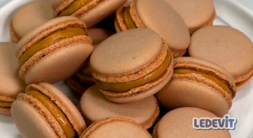 Macarons con Ganache Moka