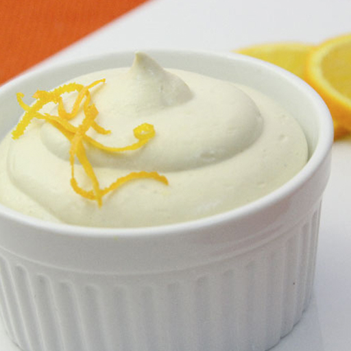 Crema sambayón de naranja