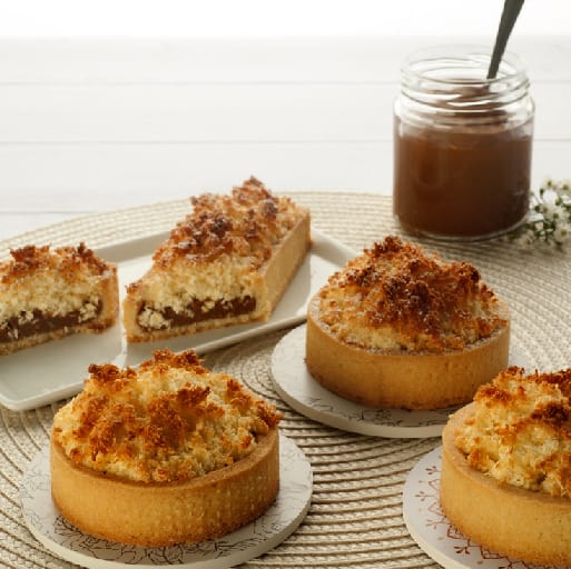 Tarta de coco y Dulce de Leche