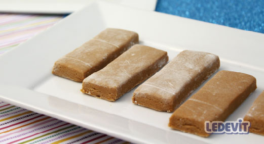 Barritas de dulce de leche