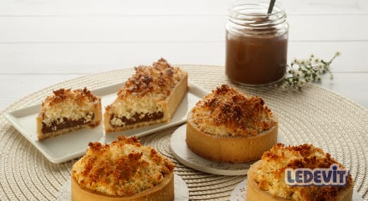 Tarta de coco y Dulce de Leche