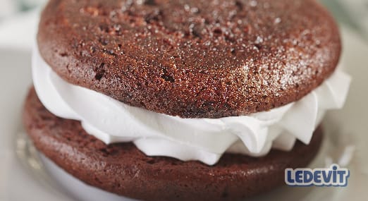 Whoopies con crema del cielo